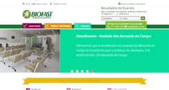 Desktop Screenshot of biofast.com.br